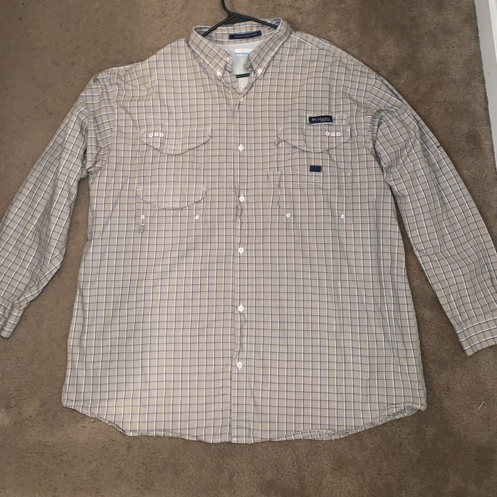 Men’s Columbia brand long sleeve shirt size 2xl
